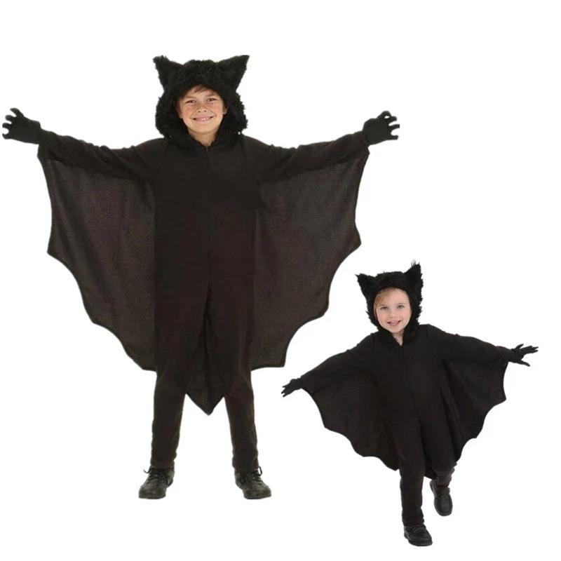 Halloween Children's Vampire Bat Hooded Party Set万圣节儿童