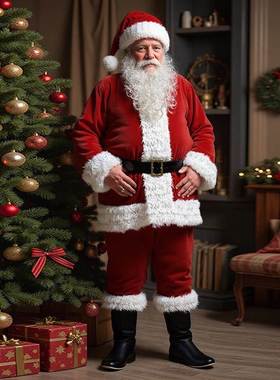 Thickened Christmas clothes for Santa Claus加厚圣诞衣服圣诞