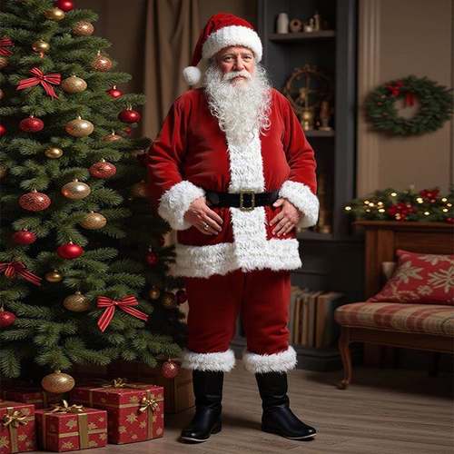 Thickened Christmas clothes for Santa Claus加厚圣诞衣服圣诞