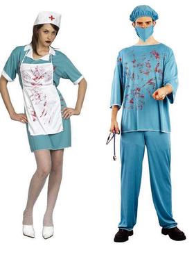 Halloweencosplay bleeding nurse uniform doctor uniform护士服