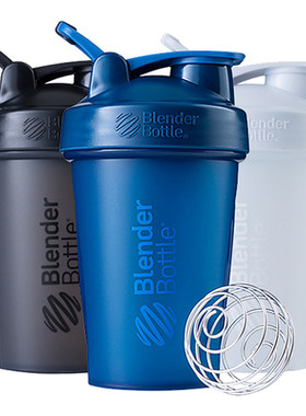 Blender Bottle蛋白粉摇摇杯酵素奶昔搅拌杯运动杯子健身水杯20oz