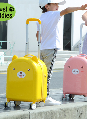 travel buddies儿童拉杆箱万向轮行李箱旅行箱宝宝登机箱卡通女孩