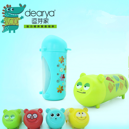 满40.80元可用1元优惠券dearya逗芽家 趣味动物学饮杯 宝宝学习水杯 鸭嘴杯 儿童水杯