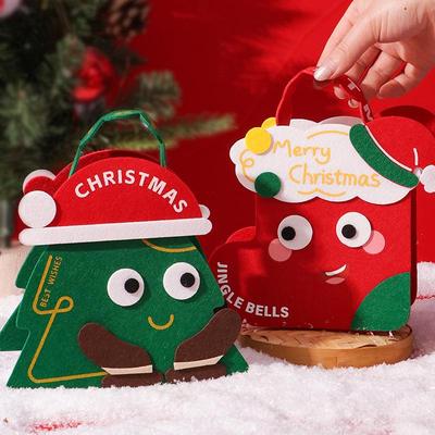 Christmas packaging box, safe candy gift bag圣诞节苹果包装盒