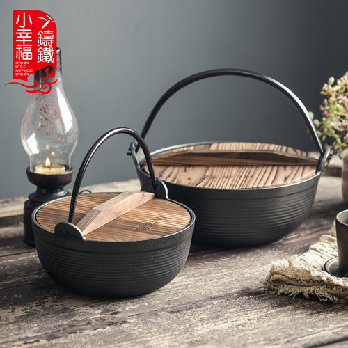 Cast Iron Stew Pot Japanese Style Soup Pot铸铁炖锅日式汤锅