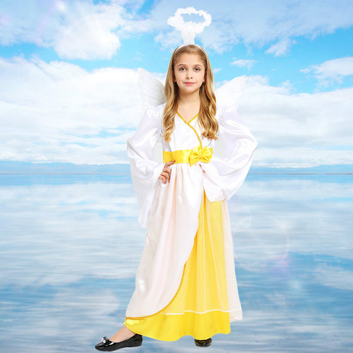 Children's Halloween costume Angel dress Princess dress
