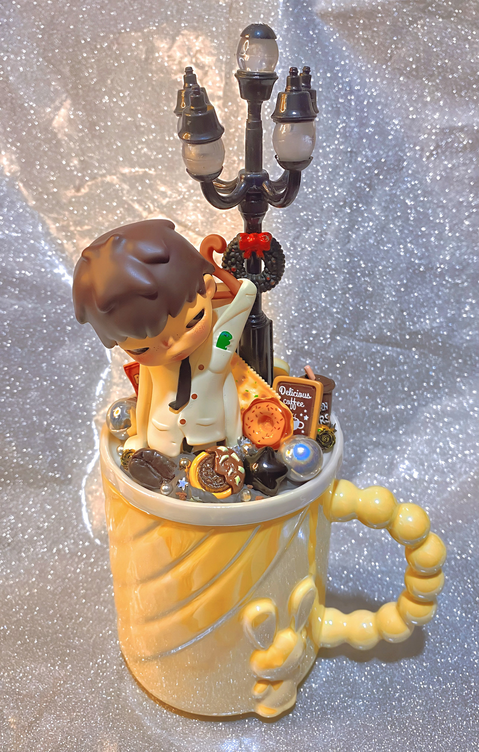 小野聚光灯下例外奶油胶马克杯喝水杯陶瓷杯礼物
