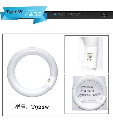 节能灯泡 环形 T5 T9 22W 白光灯管