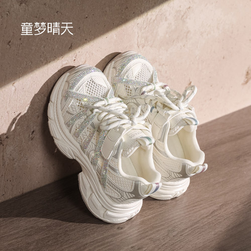 舒适透气儿童春季单网运动鞋