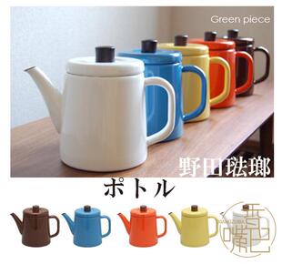 日本现货 野田珐琅 搪瓷壶 烧水壶手冲壶1.5L IH可用 5色