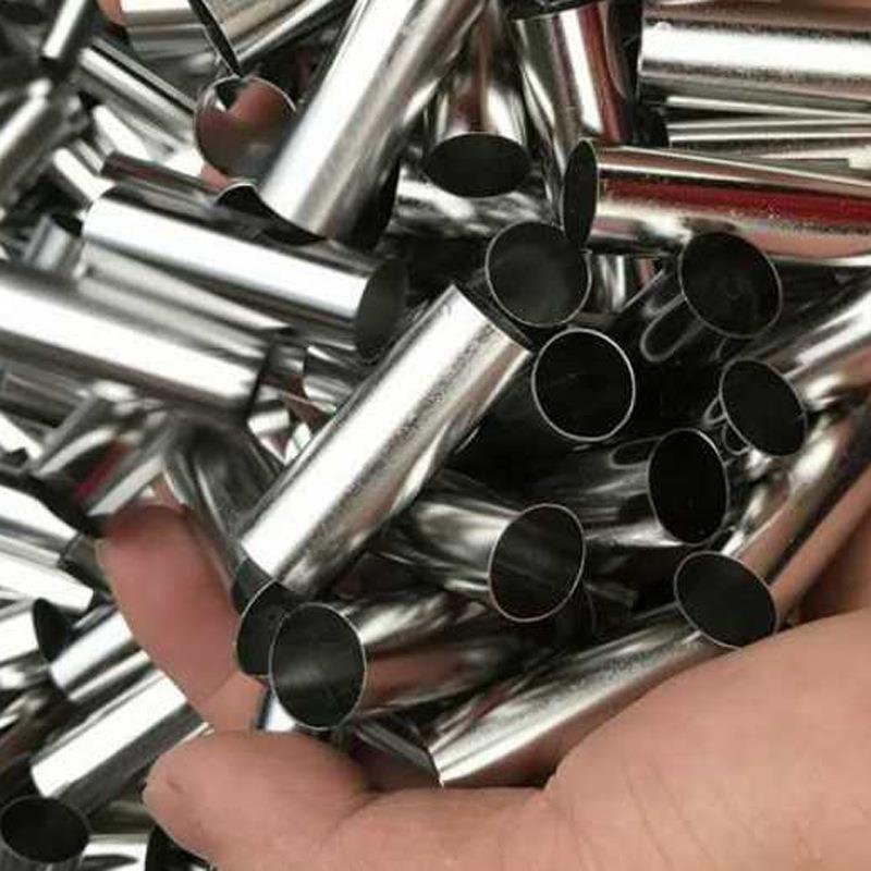 304不锈钢管缩口封口精密无毛刺定尺切割倒角侧孔螺纹丝攻牙