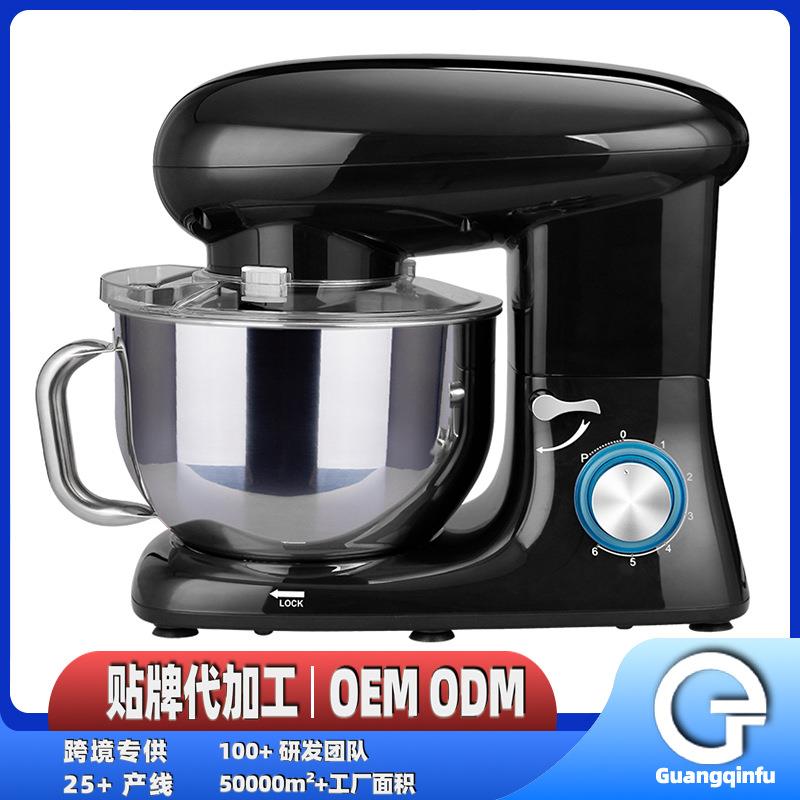 家用1500w厨师机5Lfoodmixer跨境面包立式搅拌机静音揉面和面机