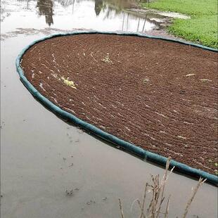 拉浮萍网土塘打捞水面围器拦污江河藕田拉拖湖泊河道拦网浮筒垃圾