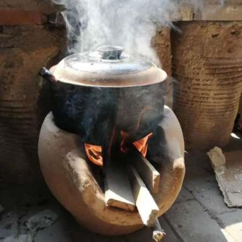 手工泥炉小土灶炖鸡柴火炉砂锅泥土灶农家乐煨鸡汤土炉子炭炉火锅