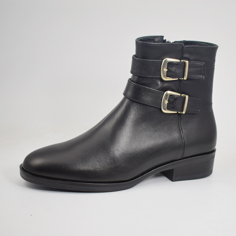 clarks真皮加绒高筒切尔西靴