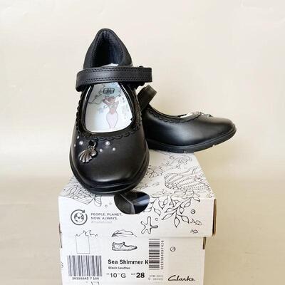 皮鞋CLARKS其乐女童真皮英伦春秋