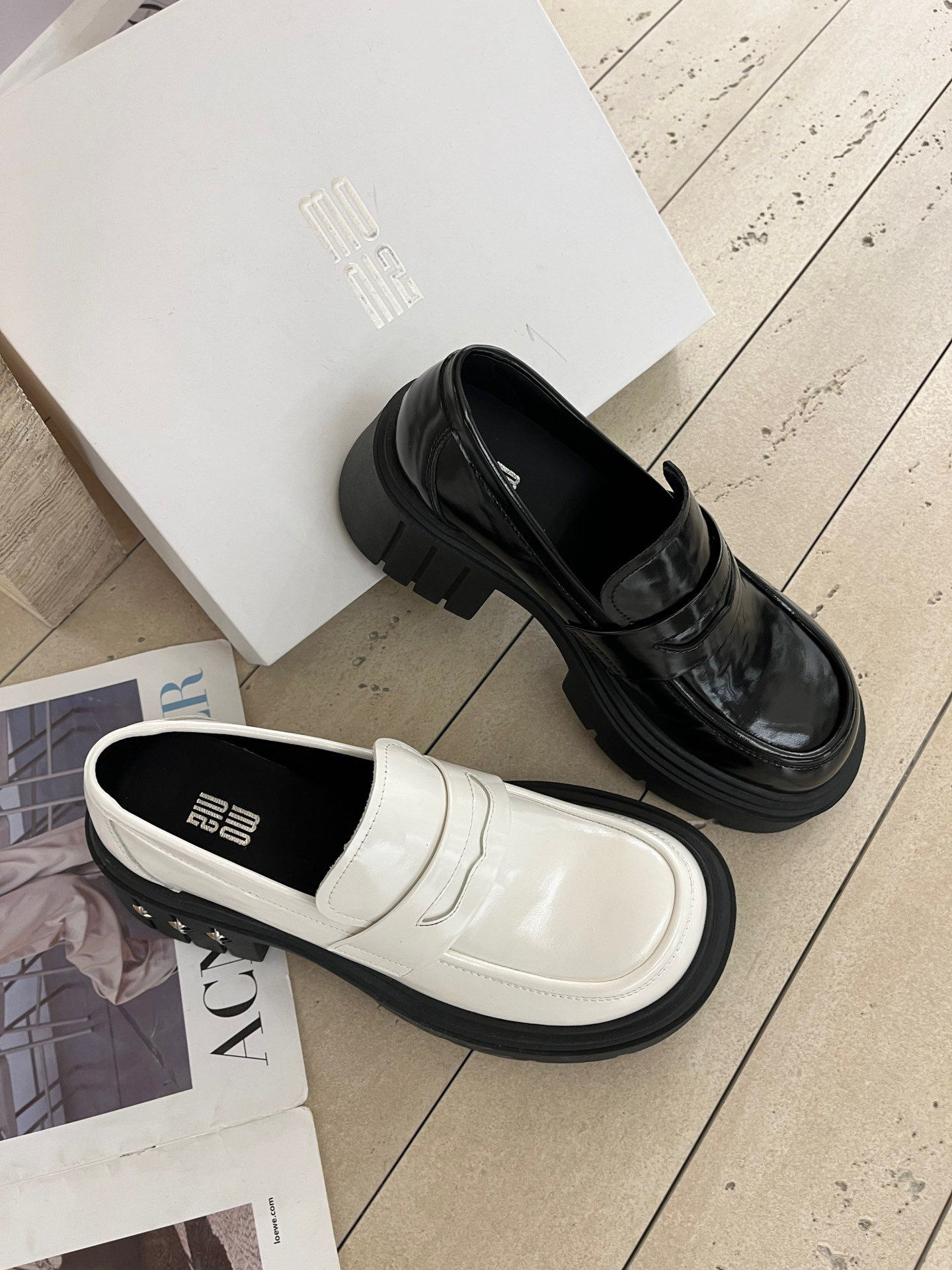 MO增高厚底乐福鞋2025年春新款日系jk制服百搭圆头小皮鞋女