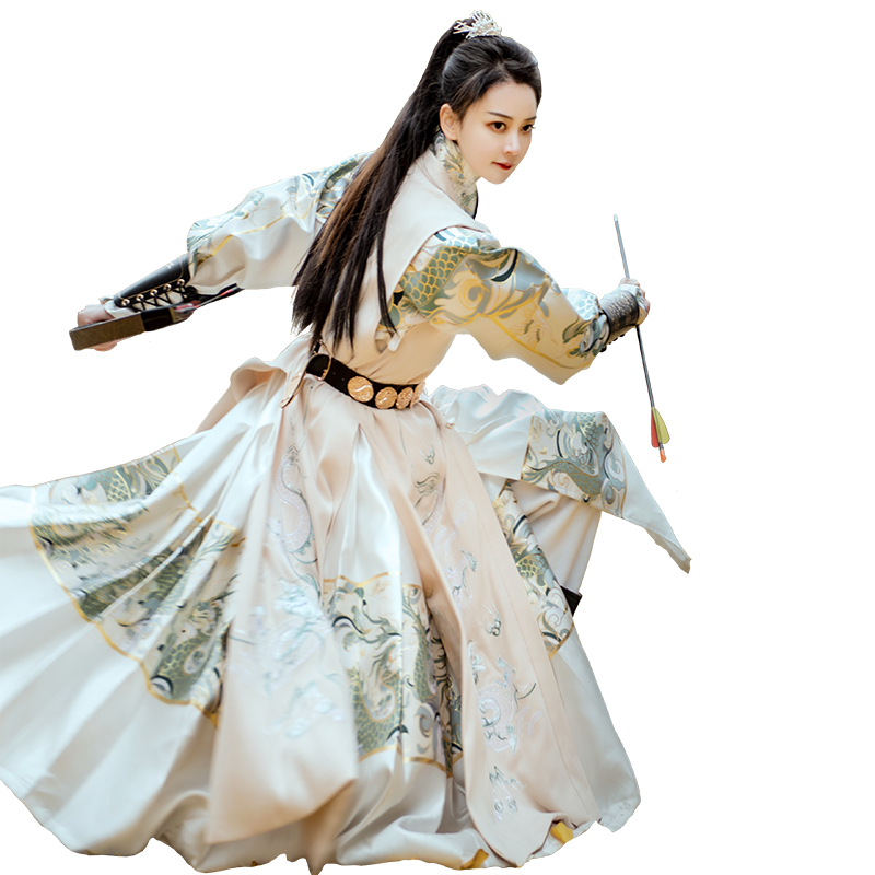 水龙吟如梦霓裳原创汉服男女罩甲织金飞鱼服锦衣卫明制贴里侠客秋