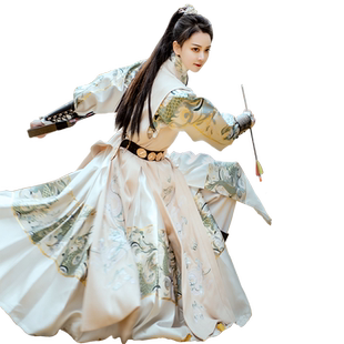 水龙吟如梦霓裳原创汉服男女罩甲织金飞鱼服锦衣卫明制贴里侠客秋