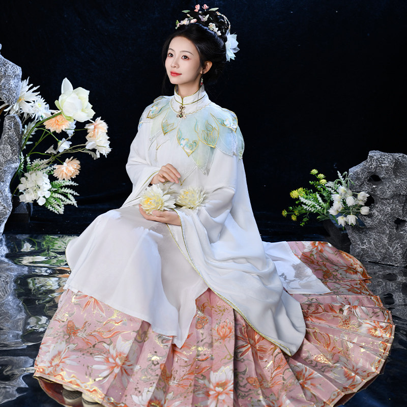 【如梦霓裳丨幽昙】原创汉服女明制马面裙新中式国风日常通勤2024,女装/女士精品,汉服套装,淘宝优惠券,粉丝福利购,淘宝优惠卷