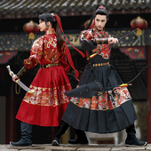 飞鱼服男装 水龙吟 如梦霓裳原创女明制汉服帅气日常龙纹贴里春季