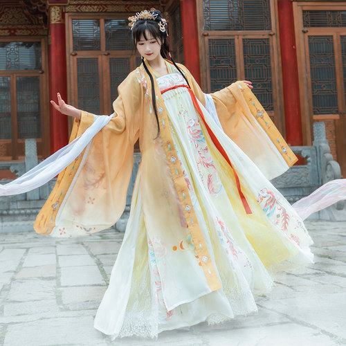 如梦霓裳原创凤凰唐制汉服