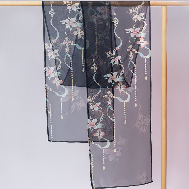 披帛合集丨如梦霓裳汉服女配饰现货多花纹多色可选搭配襦裙超仙