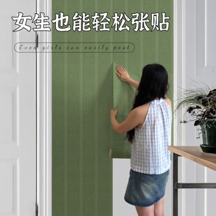 法式中古风立体墙纸自粘浴室墙壁瓷砖防水贴纸仿海基布墙面壁纸