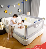 家用宝宝防摔围栏网婴幼儿床边挡板加高防护栏儿童防掉床边围挡