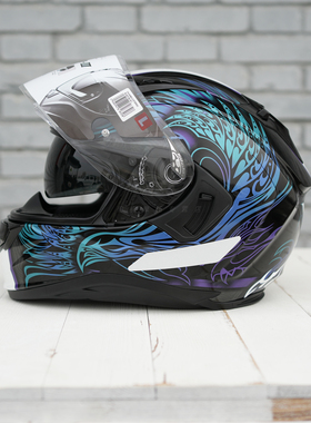 日本OGK头盔 神威3代车头盔双镜片全盔 内置墨镜四季成人盔kabuto