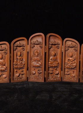 雕刻摆件纯手工古玩佛像