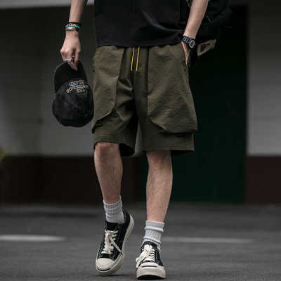 原创五分裤工装日系机能