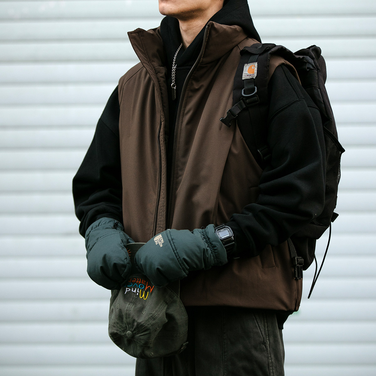 新国标90白鸭绒立领羽绒马甲男冬季新款宽松保暖纯色无袖工装外套,男装,羽绒马甲,淘宝优惠券,粉丝福利购,淘宝优惠卷