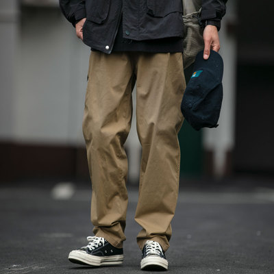 原创长裤休闲裤工装直筒