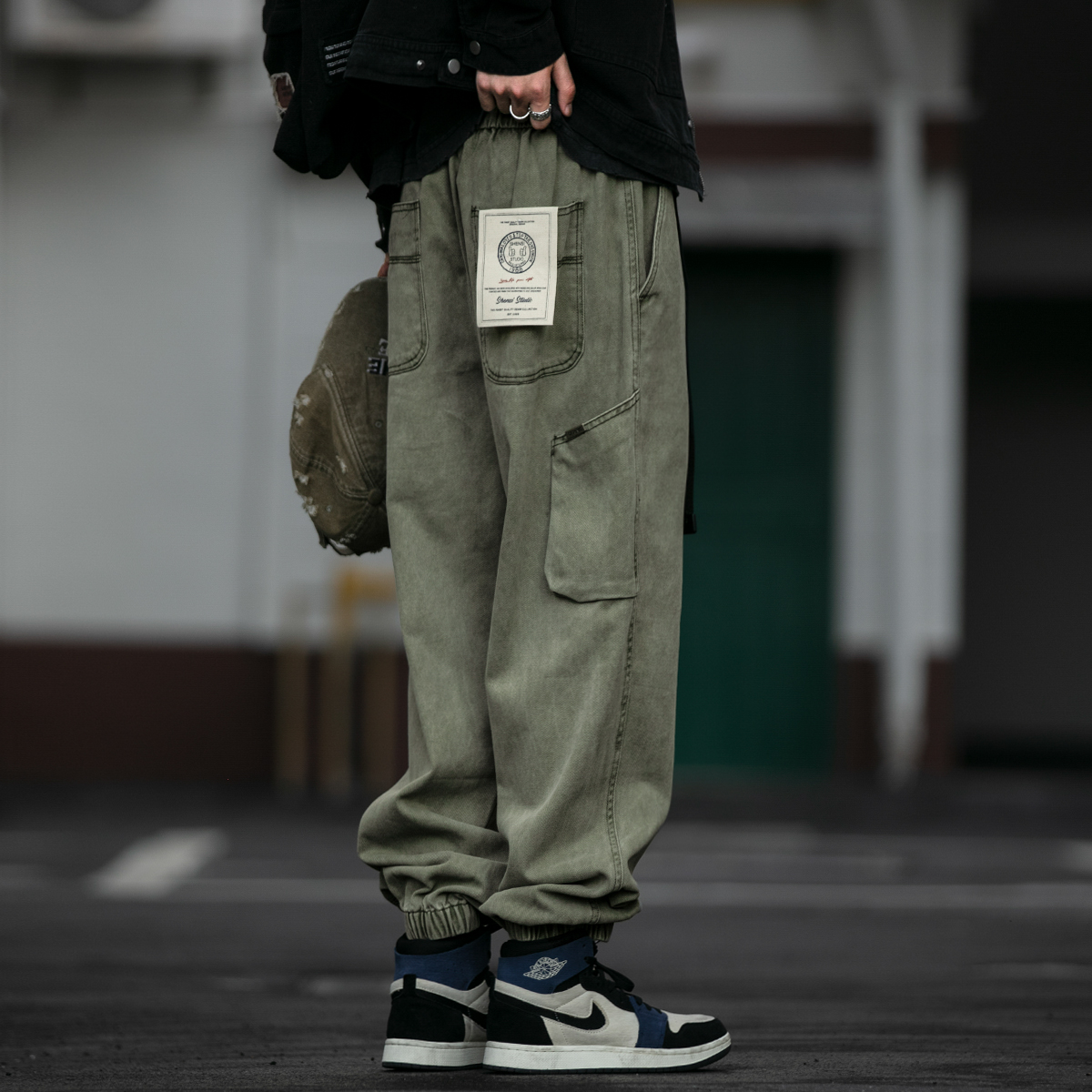 长裤宽松日系潮牌工装裤