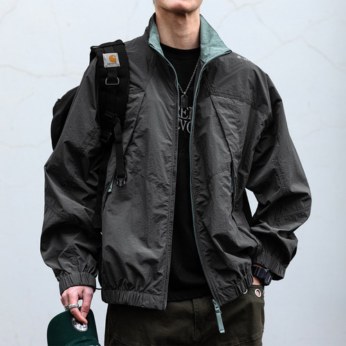 山系户外三防冲锋衣外套男