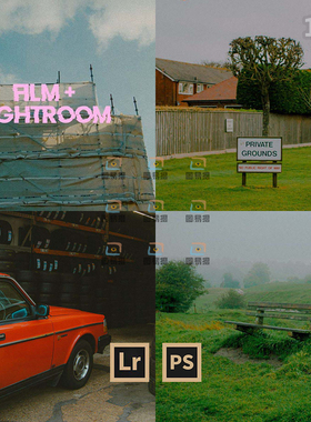 电影胶片仿真模拟Lightroom调色PS Camera Raw滤镜LRC/LR预设包