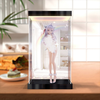 适用FuRyu TENITOL TALL邻桌艾莉同学 艾莉 狐娘防尘罩灯箱收纳盒