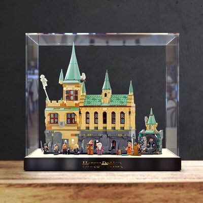 亚克力收纳盒适用乐高 76389哈利波特霍格沃茨密室拼装防尘展示罩