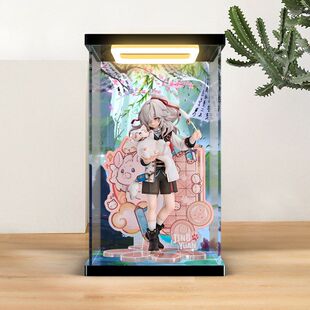 适用核糖文化绷坏:星宆铁道小不点猫猫 景元高清防尘罩回灯收纳盒