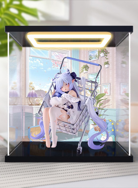 适用EUSUN 睡眠恶魔 诺诺丝 手办模型回灯防尘罩亚克力高清收纳盒