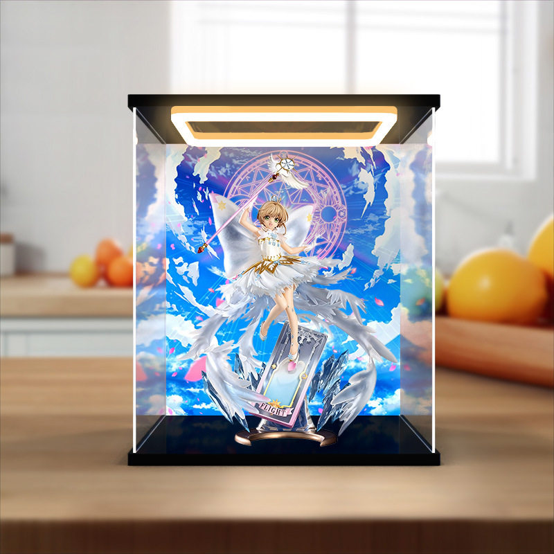 适用GSC 魔卡少女樱 Clear Card篇 木之本樱手办防尘罩回灯收纳盒