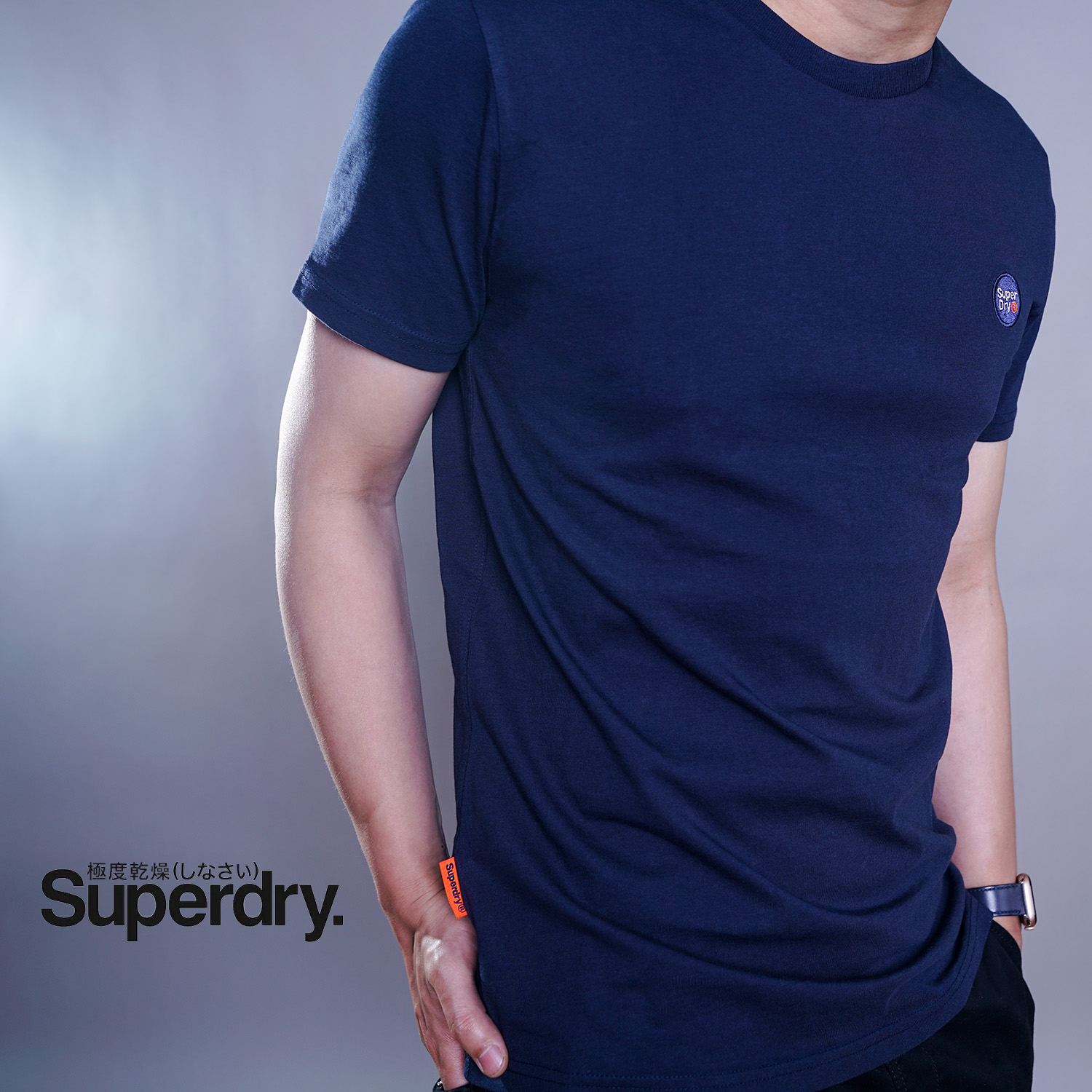 superdry极度干燥圆领短袖t恤