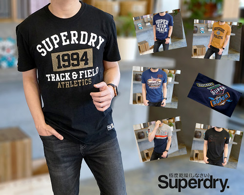 superdry英国圆领短袖t恤现货