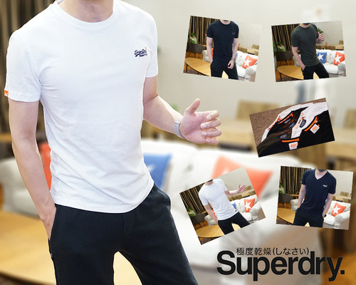 superdry极度干燥v领短袖t恤现货