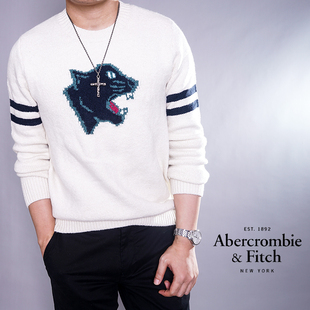 柔软针织衫 Fitch男af秋季 毛衣现货 美国Abercrombie 清仓特价