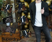 British Superdry cực kỳ khô 19 người đàn ông mảnh mai cao cấp da cừu da lộn tại chỗ áo khoác da - Quần áo lông thú áo phao nam hàn quốc