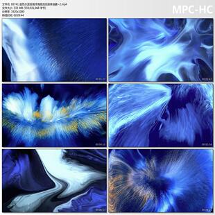 抽象流动海浪粒子 唯美流体背景LED大屏幕高清实拍视频影视素材