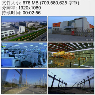 滨海新区世界知名企业入住天津开发区 大项目 大企业高清视频素材