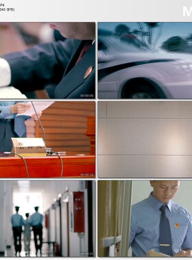 检察院办案法院法庭审判席内部实景法槌法律法制宣传实拍视频素材